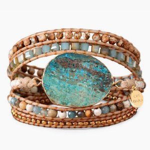 Cape Diablo Jasper Wrap Bracelet